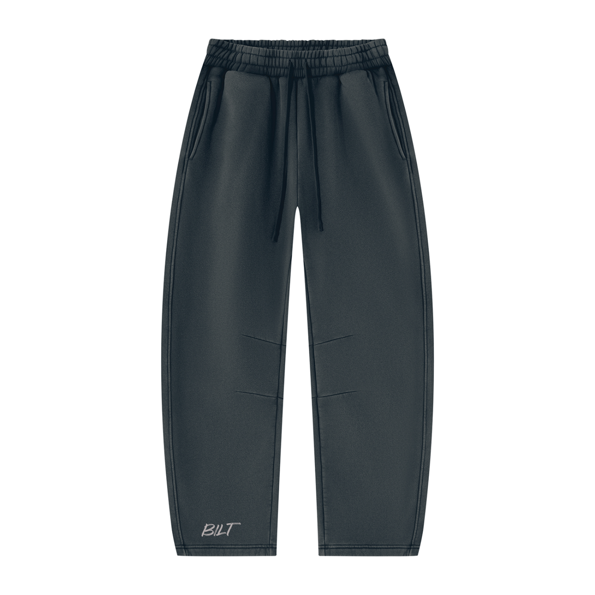 Unisex Vintage Wash Barrel Leg Fleece Sweatpants