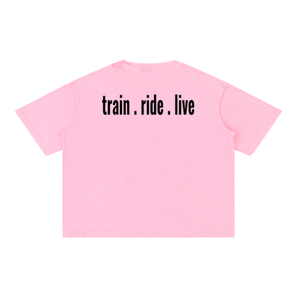 Mineral Wash Boxy Cotton T-Shirt