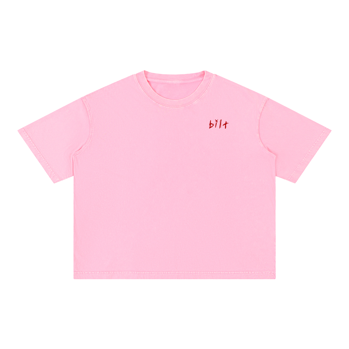 Mineral Wash Boxy Cotton T-Shirt
