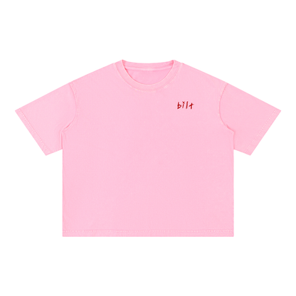 Mineral Wash Boxy Cotton T-Shirt