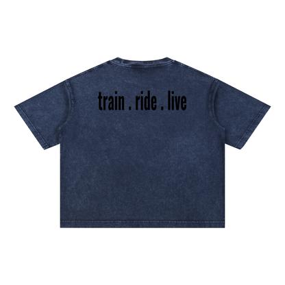 Mineral Wash Boxy Cotton T-Shirt