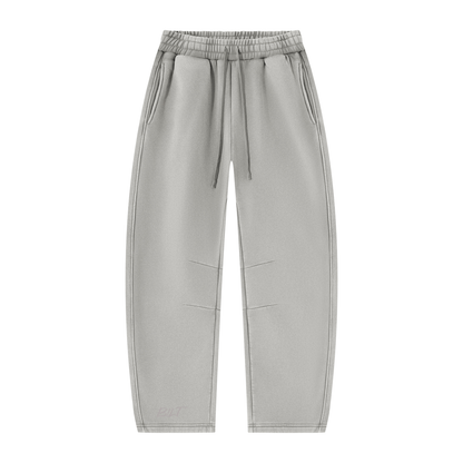 Unisex Vintage Wash Barrel Leg Fleece Sweatpants