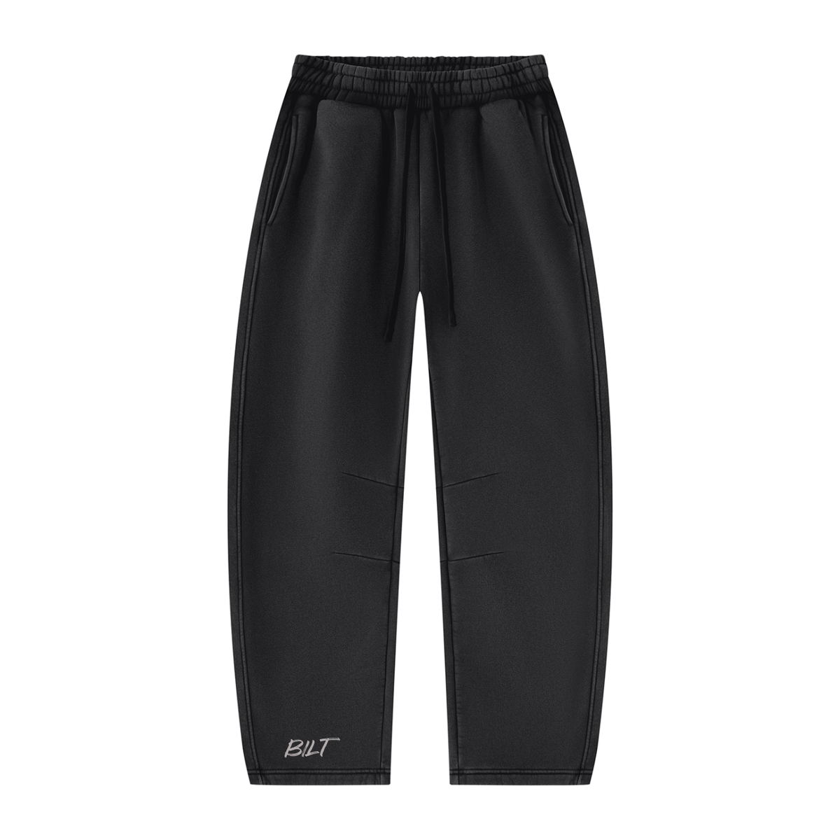 Unisex Vintage Wash Barrel Leg Fleece Sweatpants